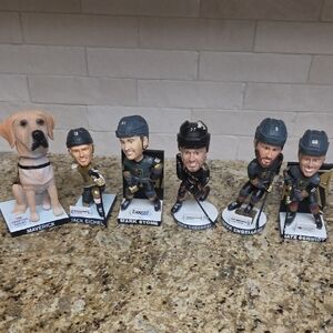 Vegas Golden Knights Collector Hockey Bobblehead Set - Black & Gold